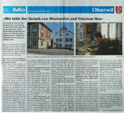 Interview im Birsigtalbote